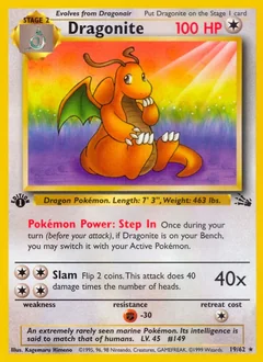 Dragonite 1St Edition 19