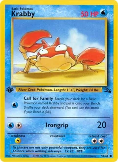 Krabby 1St Edition 51