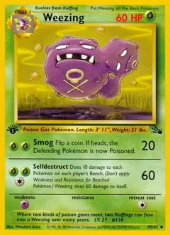 Weezing 1St Edition 45