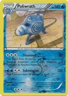 Poliwrath Reverse Holo 17
