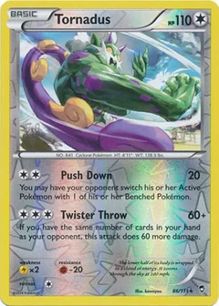 Tornadus Reverse Holo 86