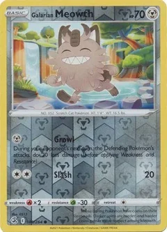 Galarian Meowth Reverse Holo 180