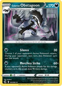Galarian Obstagoon 161