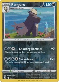 Pangoro Reverse Holo 174