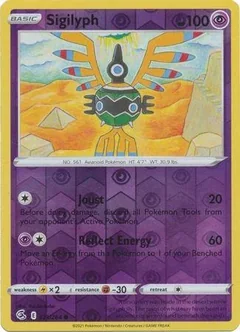 Sigilyph Reverse Holo 123