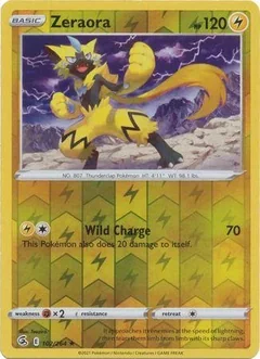 Zeraora Reverse Holo 102