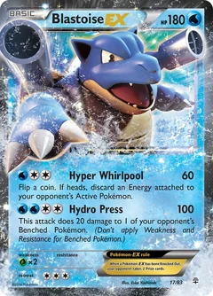 Blastoise Ex 17