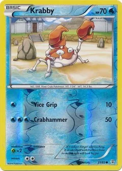 Krabby Reverse Holo 21