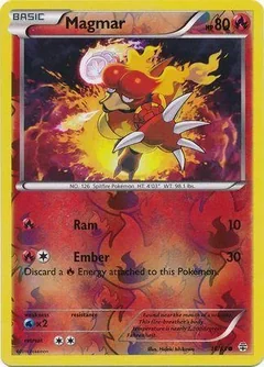Magmar Reverse Holo 16