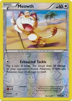 Meowth Reverse Holo 53