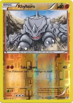 Rhyhorn Reverse Holo 49