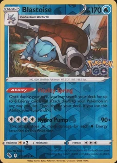 Blastoise Reverse Holo 17