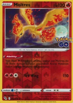 Moltres Reverse Holo 12