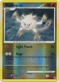 Mankey Reverse Holo 79