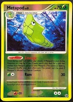 Metapod Reverse Holo 47