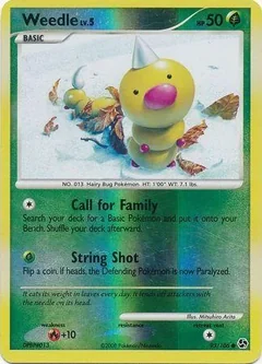 Weedle Reverse Holo 93