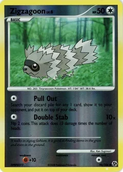 Zigzagoon Reverse Holo 96