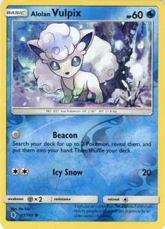 Alolan Vulpix Reverse Holo 21