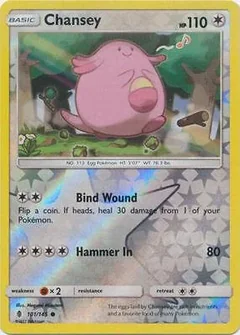 Chansey Reverse Holo 101