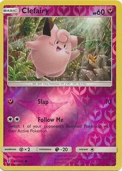 Clefairy Reverse Holo 88