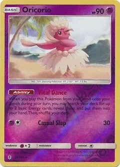 Oricorio Reverse Holo 55
