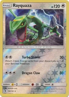 Rayquaza Reverse Holo 106