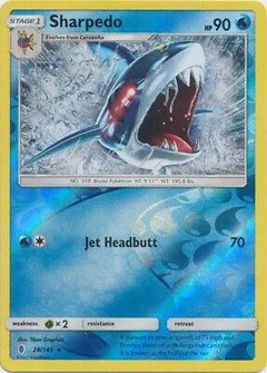 Sharpedo Reverse Holo 28