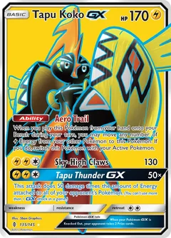 Tapu Koko Gx 135