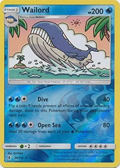 Wailord Reverse Holo 30