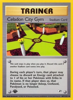 Celadon City Gym 1St Edition 107