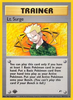 Lt Surge 1St Edition 101