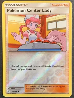 Pokemon Center Lady Reverse Holo 64