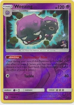 Weezing Reverse Holo 29
