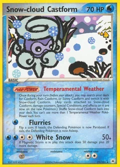 Snow Cloud Castform 25