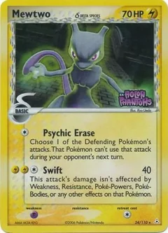 Mewtwo Reverse Holo 24