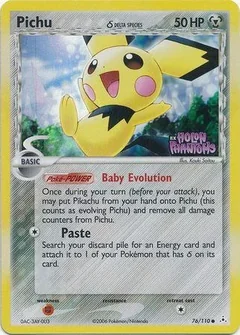 Pichu Reverse Holo 76