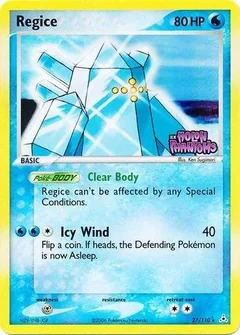 Regice Reverse Holo 27