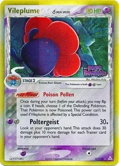 Vileplume Reverse Holo 17