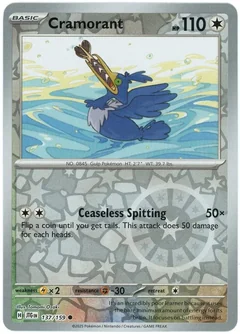 Cramorant Reverse Holo 137