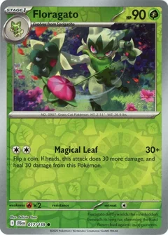 Floragato Reverse Holo 17