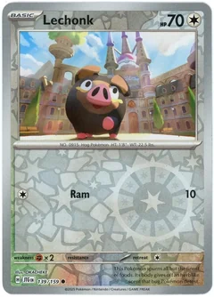 Lechonk Reverse Holo 139