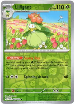 Lilligant Reverse Holo 7