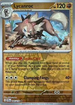 Lycanroc Reverse Holo 85