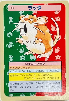Raticate Green Back 20