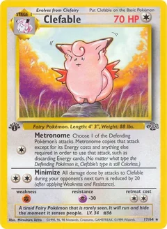 Clefable 1St Edition 17