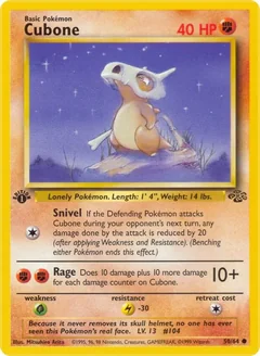 Cubone 1St Edition 50