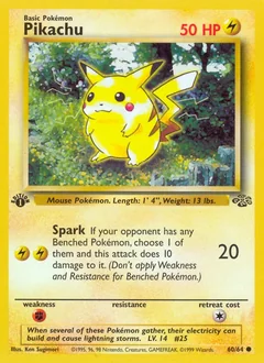 Pikachu W Stamp 60