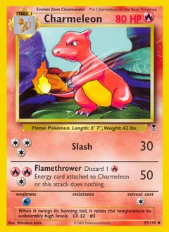 Charmeleon Reverse Holo 37