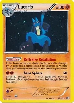 Lucario Cosmos Holo 80