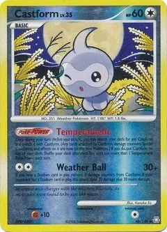 Castform Reverse Holo 48